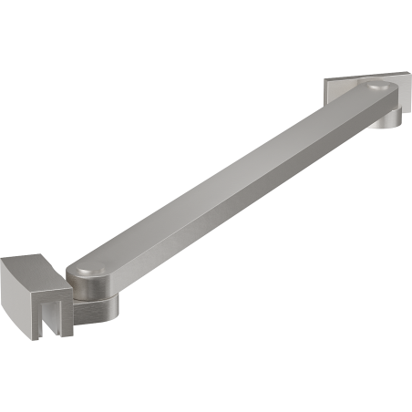 Mexen Uni-S support incliné pour portes et parois de douche de 6 à 8 mm, nickel brossé - 830-09-97