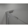 Mexen ensemble de supports d'angle en L pour parois de douche 10 mm, chromé - 800-07-01