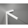 Mexen ensemble de supports d'angle en L pour parois de douche 10 mm, blanc - 800-07-20