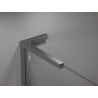 Mexen ensemble de supports angulaires en L pour parois de douche 10 mm, noir - 800-07-95