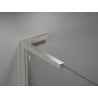 Mexen ensemble de supports d'angle en L pour parois de douche 10 mm, nickel brossé - 800-07-97