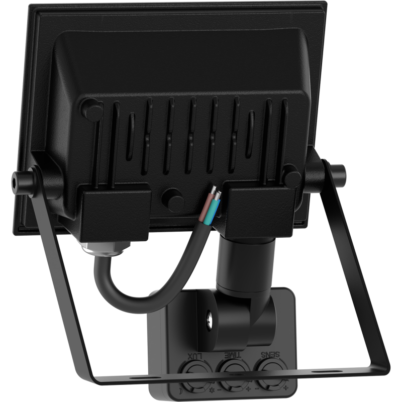Mexen Luxpro projecteur LED avec détecteur de mouvement, 10W, Froid - 6500K, 900 lm, noir - L235-010-65-70