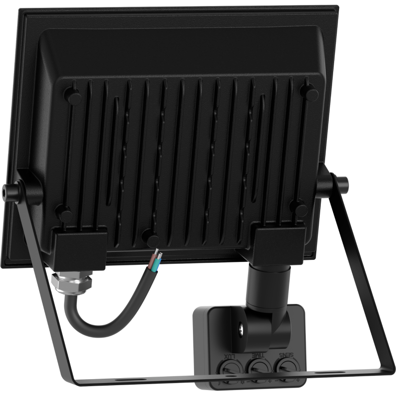 Mexen Luxpro projecteur LED avec détecteur de mouvement, 30W, Froid - 6500K, 2700 lm, noir - L235-030-65-70