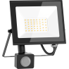 Mexen Luxpro projecteur LED avec détecteur de mouvement, 30W, Froid - 6500K, 2700 lm, noir - L235-030-65-70