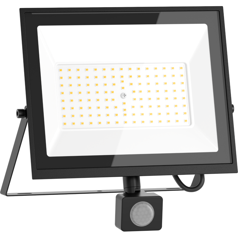 Mexen Luxpro projecteur LED avec détecteur de mouvement, 70W, Neutre - 4000K, 6300 lm, noir - L235-070-40-70