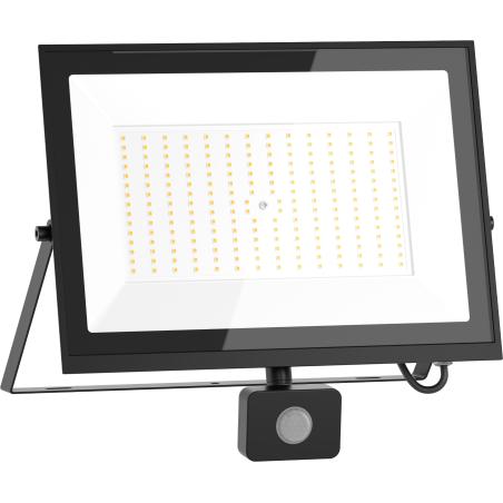 Mexen Luxpro projecteur LED avec détecteur de mouvement, 150W, Neutre - 4000K, 13500 lm, noir - L235-150-40-70