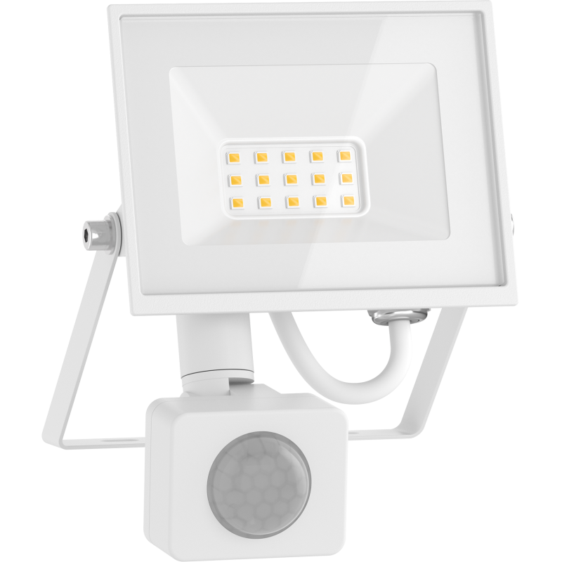 Mexen Luxpro+ projecteur LED avec détecteur de mouvement, 10W, Neutre - 4000K, 1100 lm, blanc - L236-010-40-20