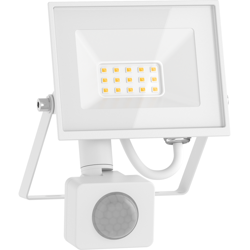 Mexen Luxpro+ projecteur LED avec capteur de mouvement, 10W, Froid - 6500K, 1100 lm, blanc - L236-010-65-20