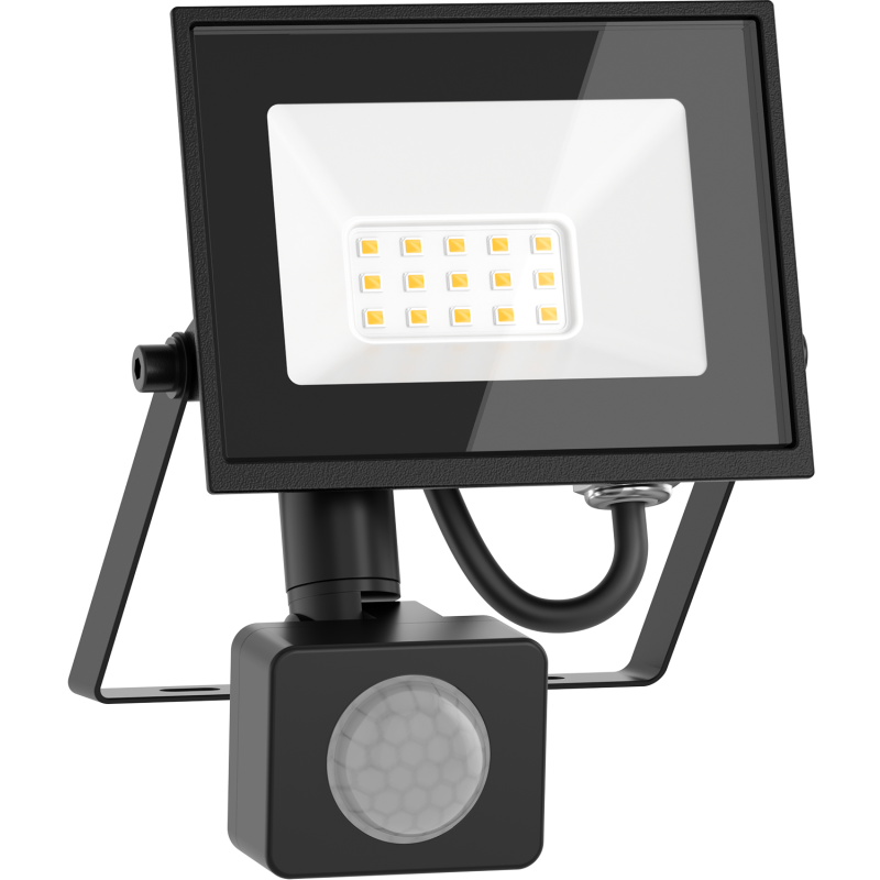 Mexen Luxpro+ projecteur LED avec capteur de mouvement, 10W, Neutre - 4000K, 1100 lm, noir - L236-010-40-70