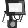 Mexen Luxpro+ projecteur LED avec capteur de mouvement, 10W, Neutre - 4000K, 1100 lm, noir - L236-010-40-70
