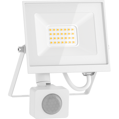 Mexen Luxpro+ projecteur LED avec capteur de mouvement, 20W, Neutre - 4000K, 2200 lm, blanc - L236-020-40-20