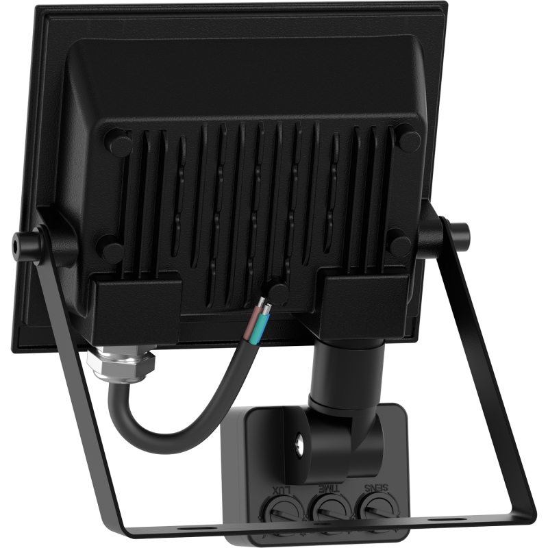 Mexen Luxpro+ projecteur LED avec détecteur de mouvement, 20W, Neutre - 4000K, 2200 lm, noir - L236-020-40-70
