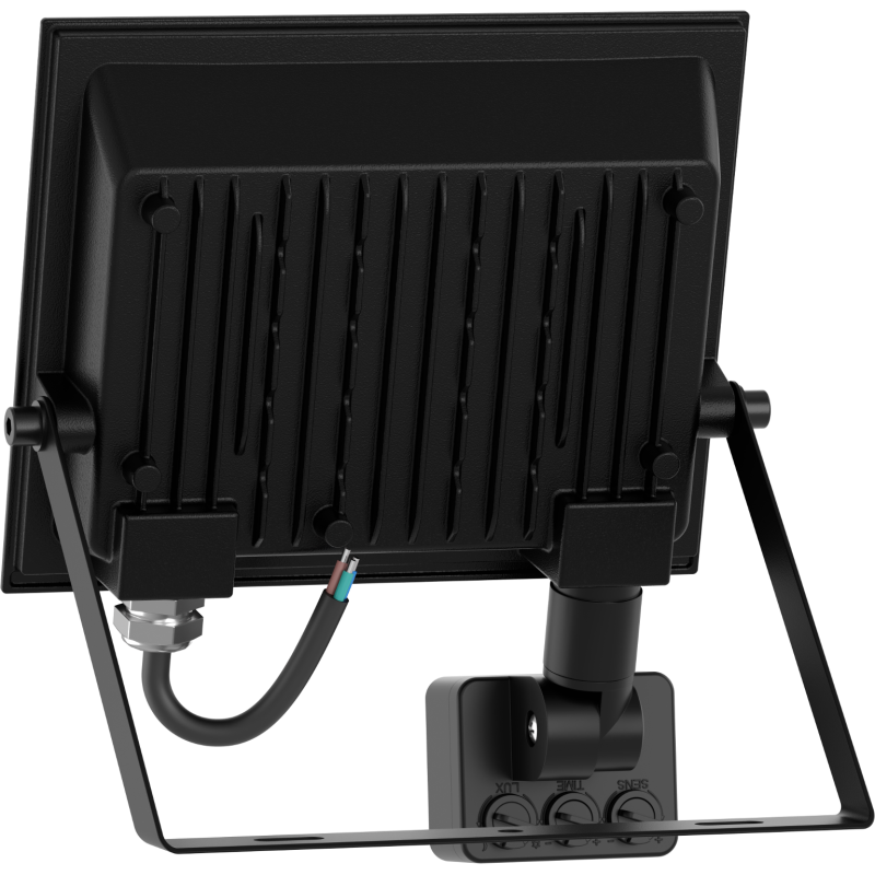 Mexen Luxpro+ projecteur LED avec détecteur de mouvement, 30W, Froid - 6500K, 3300 lm, noir - L236-030-65-70