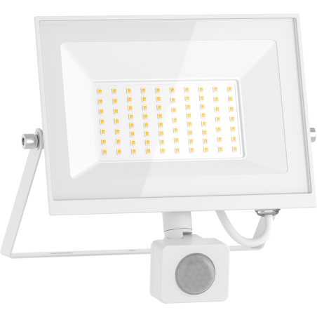 Mexen Luxpro+ projecteur LED avec détecteur de mouvement, 50W, Froid - 6500K, 5500 lm, blanc - L236-050-65-20