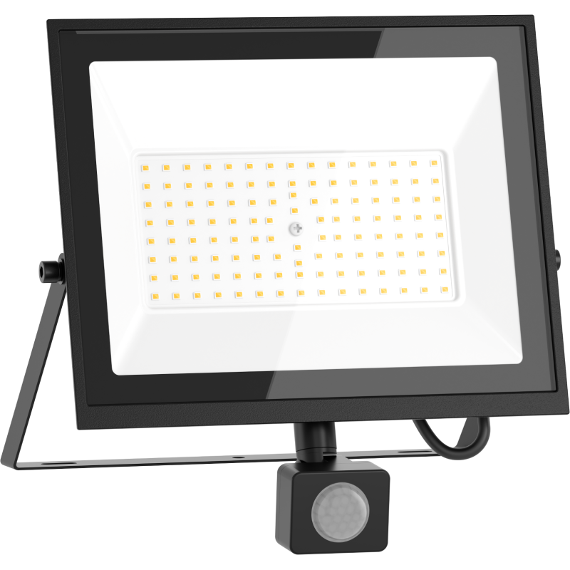 Mexen Luxpro+ projecteur LED avec détecteur de mouvement, 70W, Neutre - 4000K, 7700 lm, noir - L236-070-40-70