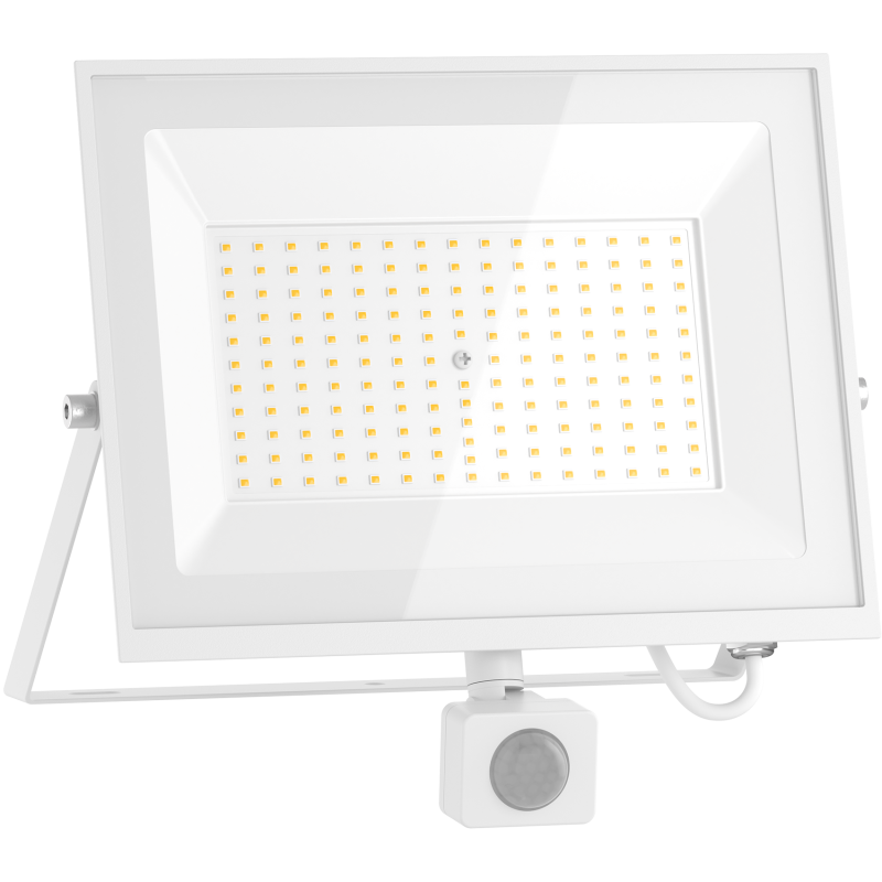 Mexen Luxpro+ Projecteur LED avec détecteur de mouvement, 100W, Froid - 6500K, 11000 lm, blanc - L236-100-65-20