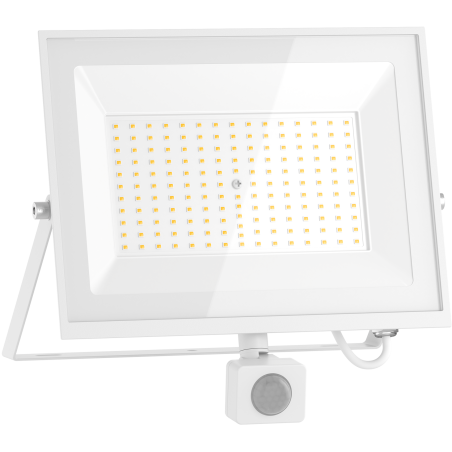 Mexen Luxpro+ Projecteur LED avec détecteur de mouvement, 100W, Froid - 6500K, 11000 lm, blanc - L236-100-65-20
