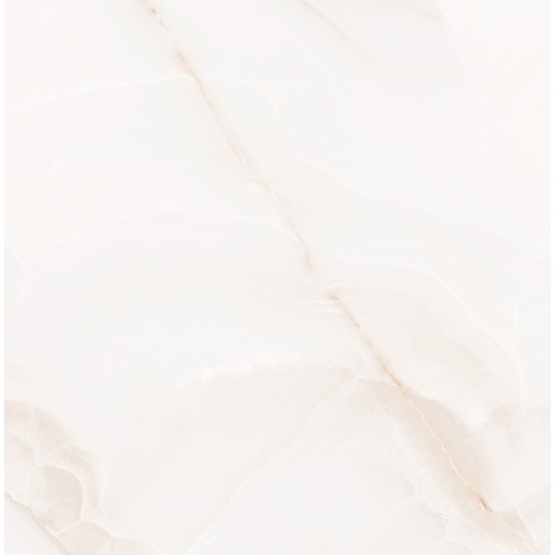 Mexen Onyx Grès blanc émaillé rect. G1, carreau sol-mur 60 x 60 cm, brillant - TL106-060-060-01