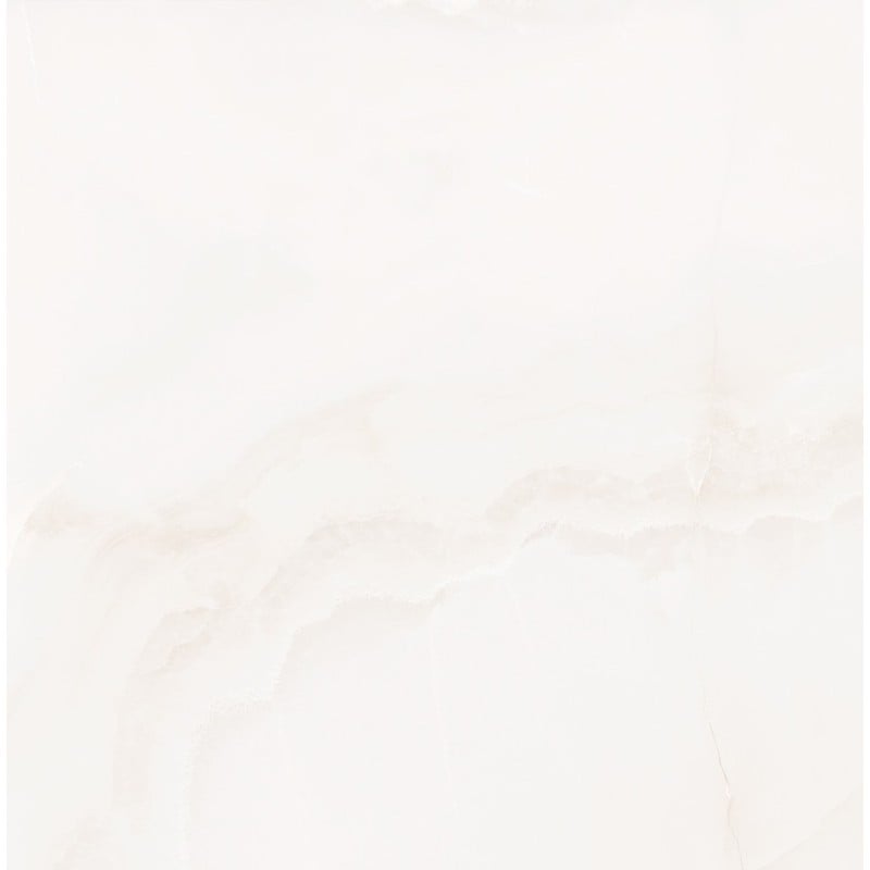 Mexen Onyx Grès blanc émaillé rect. G1, carreau sol-mur 60 x 60 cm, brillant - TL106-060-060-01