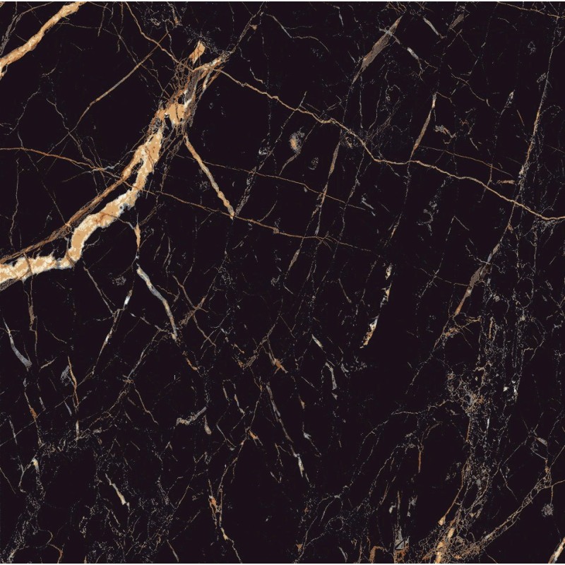 Mexen Python Gres doré émaillé rectifié G1, carreau sol-mur 60 x 60 cm, haute brillance - TL212-060-060-00