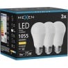 Mexen Nova 3x Ampoule LED E27, A60, 10W, Chaude - 3000K, 1055 lm - L100-E27-1030-01x03