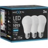 Mexen Nova 3x Ampoule LED E27, A60, 10W, Froid - 6500K, 1055 lm - L100-E27-1065-01x03