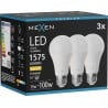 Mexen Nova 3x Ampoule LED E27, A60, 15W, Chaude - 3000K, 1575 lm - L100-E27-1530-01x03