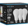 Mexen Nova 3x Ampoule LED E27, A70, 20W, Neutre - 4000K, 2100 lm - L100-E27-2040-01x03