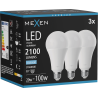 Mexen Nova 3x Ampoule LED E27, A70, 20W, Froid - 6500K, 2100 lm - L100-E27-2065-01x03