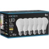 Mexen Nova 6x Ampoule LED E27, A60, 5W, Chaude - 3000K, 525 lm - L100-E27-0530-01x06