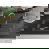 Mexen Pablo évier en granit à 1 cuve avec égouttoir 752 x 436 mm, Noir moucheté - 6510751010-76