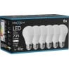 Mexen Nova 6x Ampoule LED E27, A60, 7W, Neutre - 4000K, 735 lm - L100-E27-0740-01x06