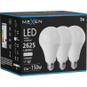 Mexen Nova 3x Ampoule LED E27, A95, 25W, Neutre - 4000K, 2625 lm - L100-E27-2540-01x03
