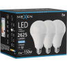 Mexen Nova 3x Ampoule LED E27, A95, 25W, Froid - 6500K, 2625 lm - L100-E27-2565-01x03