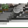 Mexen Leo évier en granit à 1 cuve avec égouttoir 900 x 500 mm, Gris - 6501901010-71