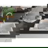 Mexen Mario évier en granit à 2 cuves 820 x 436 mm, Blanc - 6504822000-20