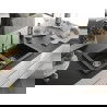 Mexen Mario évier en granit à 2 cuves 820 x 436 mm, Noir/Or métallique - 6504822000-75