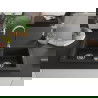 Mexen Mario évier en granit à 2 cuves 820 x 436 mm, Noir/Or métallique - 6504822000-75