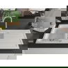 Mexen Andres évier en granit à 1,5 cuvette avec égouttoir 1000 x 500 mm, Blanc - 6515101510-20