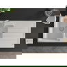 Mexen Andres évier en granit à 1,5 cuvette avec égouttoir 1000 x 500 mm, Blanc - 6515101510-20