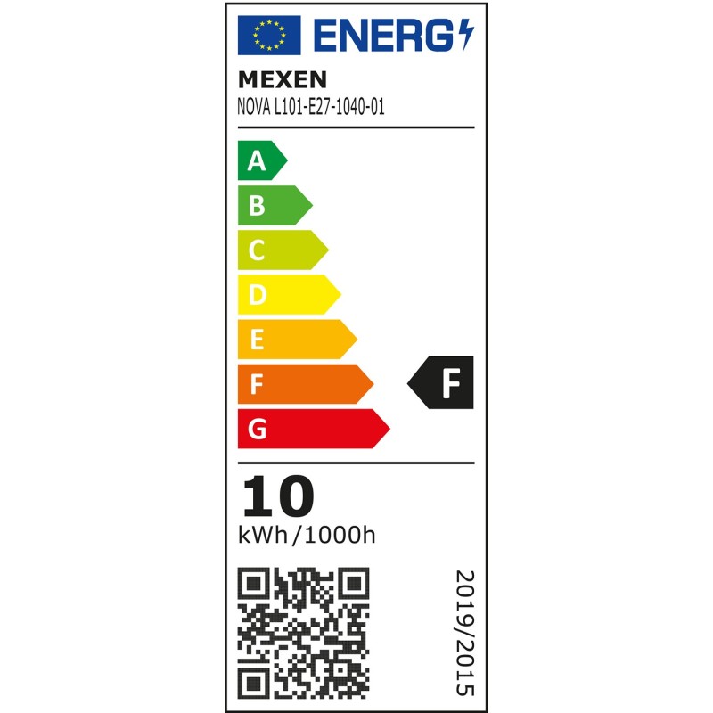 Mexen Nova 6x Ampoule LED E27, G45, 10W, Neutre - 4000K, 1055 lm - L101-E27-1040-01x06