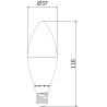 Mexen Nova 3x Ampoule LED E14, C37, 10W, Neutre - 4000K, 1055 lm - L102-E14-1040-01x03