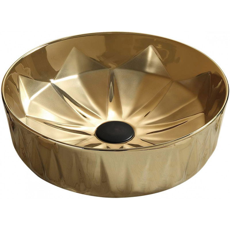Mexen Dorita lavabo de comptoir 44 x 44 cm, Or - 22084450