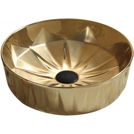 Mexen Dorita lavabo à poser 44 x 44 cm, or - 22084450