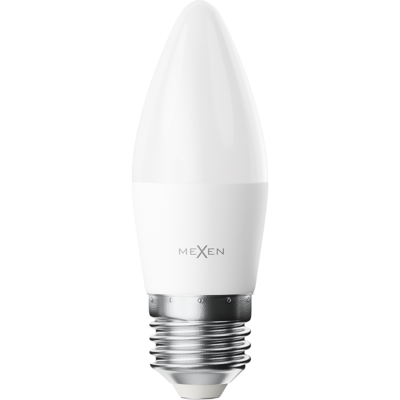 Mexen Nova 3x Ampoule LED E27, C37, 8W, Froid - 6500K, 840 lm - L102-E27-0865-01x03