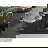 Mexen Vito évier en granit à 1 cuve 520 x 490 mm, Noir/Argent métallique - 6503521000-73