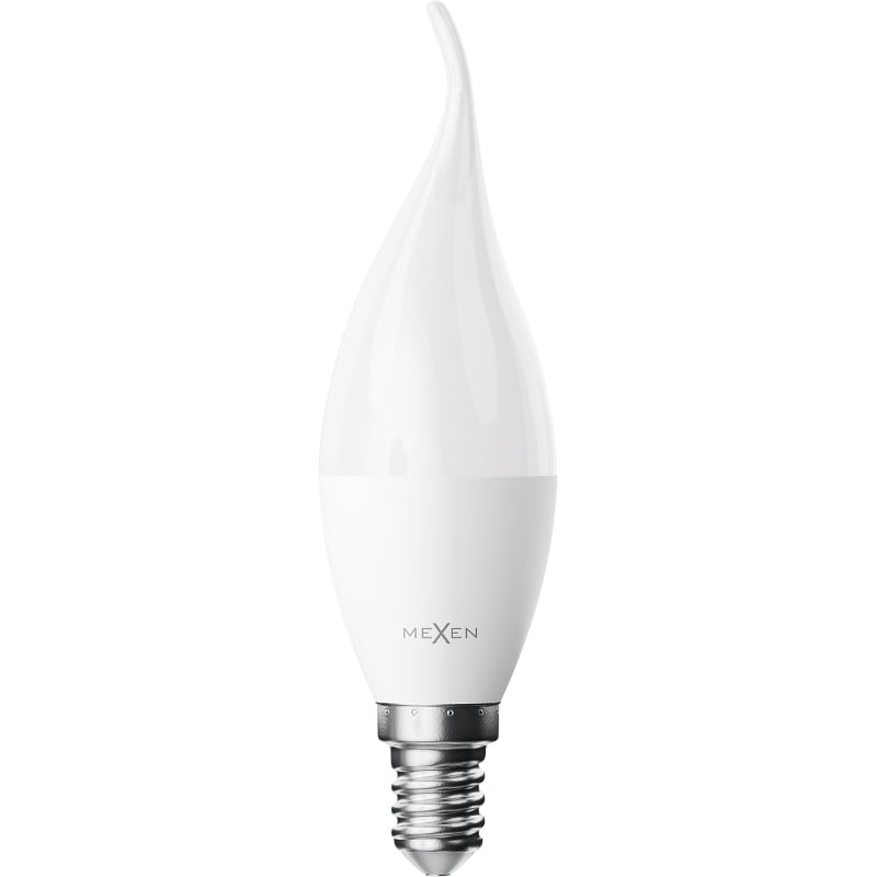 Mexen Nova 6x Ampoule LED flamme E14, C37, 5W, Chaude - 3000K, 525 lm - L106-E14-0530-01x06