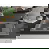 Mexen Elias évier en granit à 1 cuve avec un égouttoir court 795 x 480 mm, Gris - 6511791005-71