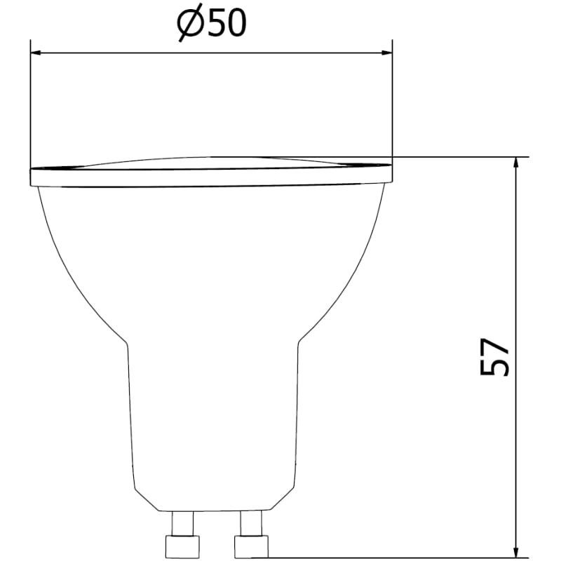 Mexen Nova 6x Ampoule LED GU10, 9W, Chaude - 3000K, 945 lm - L108-GU10-0930-01x06
