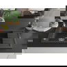 Mexen Elias évier en granit à 1 cuve avec un égouttoir court 795 x 480 mm, Noir moucheté - 6511791005-76